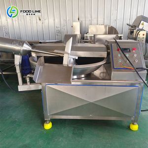 Tazón automático para carne de salchicha, máquina picadora de carne, <span class=keywords><strong>precio</strong></span>, máquina cortadora de hoja giratoria para carne - Product Image 2