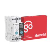 Disjoncteur intelligent Wi-Fi TUYA sur rail DIN 1P+N 6-63A 90-240V en cuivre, capacité de coupure 6kA, avec compteur d'énergie Kw/h et minuterie