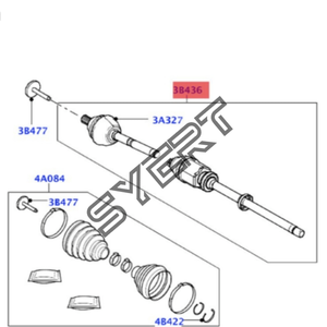 LR006706 LR062660 <span class=keywords><strong>Arbre</strong></span> <span class=keywords><strong>de</strong></span> <span class=keywords><strong>transmission</strong></span> avant droit pour <span class=keywords><strong>Land</strong></span> <span class=keywords><strong>Rover</strong></span> <span class=keywords><strong>Freelander</strong></span> LR2 2.2 TD4 L359 2006-2014 Pièces détachées pour voiture - Product Image 2