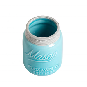 Custom Logo Embossment <strong>Ceramic</strong> Mason Jar Shape <strong>Soap</strong> <strong>Dish</strong> for Bathroom a Stylish and Functional Accessory for Your Daily Routine - Product Image 5