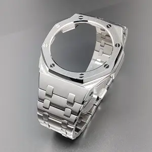 GA2100 All Metal Luxo Strap Watch Case Com 316l Aço Inoxidável Assista Bandas Para Kit de Modificação Casio Mod