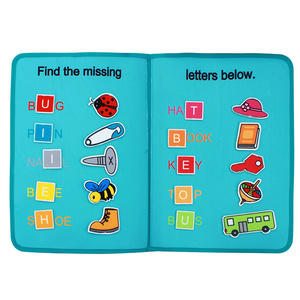 Fabric for kids Montessori reading early education of <strong>the</strong> <strong>baby</strong> Cloth <strong>Book</strong> for Early Education - Product Image 4