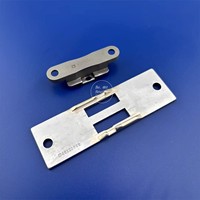 Plaque de broderie 40126989 et Griffe d'entraînement 40126145 12mm pour machine à coudre industrielle double aiguille robuste Juki LU-2860A-7 2868A-7 – Pièce détachée
