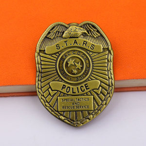 Badge in Metallo Personalizzato a Prezzo di Fabbrica, Distintivo in Ottone e Zinco con Rilievo 3D, Badge di Sicurezza per <span class=keywords><strong>Detective</strong></span> Privati, Portachiavi - Product Image 5