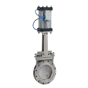 Válvula de Cuchilla Neumática de Acero Inoxidable 304, DN50, AC220V, ANSI, para Lodos - Product Image 3