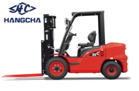 Montacargas Diésel Hangcha de 1.5t-3.8t, Carretilla Elevadora Contrapesada de Combustión Interna de 3.8 Toneladas para Construcción, Logística y Almacenes de Madera