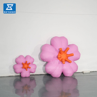 Modèles gonflables de Sakura Accessoires décoratifs à thème floral et végétal Fleurs roses gonflables pour mariage