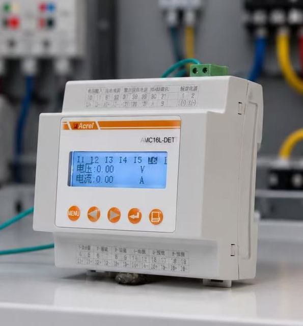 Acrel AMC16-DETT Single Phase Industrial DC Energy Meter 48V with 6 Current Channels 0.5% Accuracy 240A Max