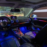 Kit d'éclairage ambiant dynamique à LED 64 couleurs SJC pour Audi A3/S3 2013-2020 conduite à droite 8V, accessoires décoratifs intérieurs