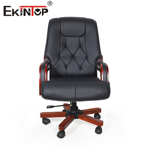 Sinonis Heavy Duty Thick Padded Leather Office Chair Ergonomic High Back Managerial <b>Desk</b> Chair Swivel Boss Chair - Product Image 1