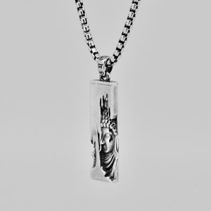 จี้พระพุทธศาสนาเงินแท้925จี้สวดมนต์ - Product Image 2