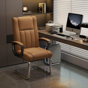 Chaise de bureau à dossier haut LN avec accoudoirs fixes, pivotante et inclinable, chaise de direction confortable pour une utilisation prolongée - Product Image 4