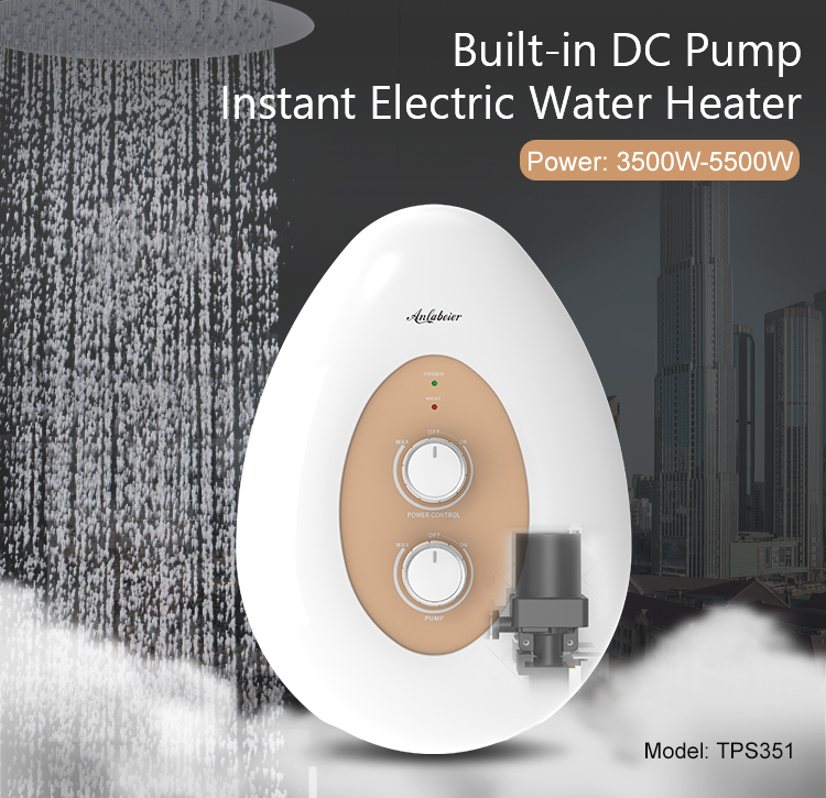 5500 energy saving hot sell instant 220v instant electric shower water heater
