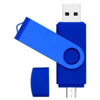 Clé USB 2-en-1 Type C USB 2.0 2 Go 4 Go 8 Go 16 Go 32 Go 64 Go 128 Go, Clé USB OTG Économique, Prise en charge du logo