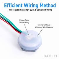 Bouton métallique ultra-court de 19 mm, à commande tactile légère, à réinitialisation automatique avec lumière, interrupteur momentané ultra-fin à micro-course étanche