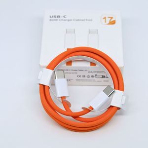 Câble de charge rapide Type-C vers Type-C 3A 60W pour téléphones mobiles IOS et Android avec boîte d'emballage - Product Image 4