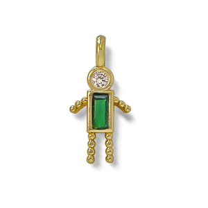 Colgante <span class=keywords><strong>de</strong></span> <span class=keywords><strong>Oro</strong></span> Laminado con 12 Piedras <span class=keywords><strong>de</strong></span> Nacimiento y Circonitas, Mini Dijes <span class=keywords><strong>de</strong></span> Figuras para Mujer, Regalo Personalizado <span class=keywords><strong>de</strong></span> Cumpleaños, Accesorio para el Cuello - Product Image 2