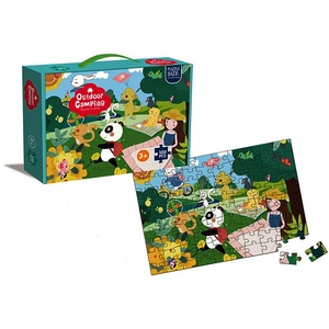 Rompecabezas de Juego Personalizado con Logotipo del Fabricante, Juego de 24/48/100 Piezas, OEM, Juguete Educativo DIY para Niños, Rompecabezas de Piezas Grandes - Product Image 4