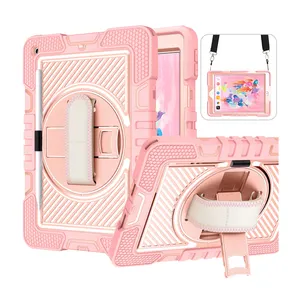 Stoß feste robuste Heavy Duty Defender Hülle für iPad 9.7 2017/2018 Generation Kids Girl Hülle