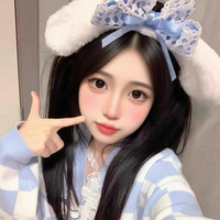 Accessoires mignons en peluche à grandes oreilles, adorable dessin animé Cinnamoroll Melody Dog, dentelle rose, nœud papillon doux, bandeau pour se laver le visage, bandeau pour femme