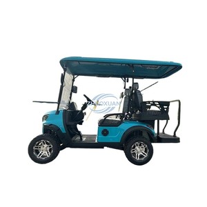 Voiturette de golf électrique robuste 8 places, conduite stable, buggy utilitaire haut de gamme - Product Image 1