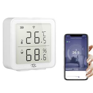 Manufacturer WiFi Temperature and Humidity Sensor <b>Controller</b> Meter LCD Display Temperature Humidity Meter - Product Image 1