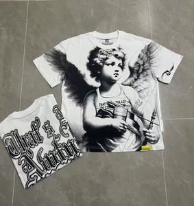 <span class=keywords><strong>2025</strong></span> NFC Chất Lượng Cao Áo Thun Cotton 260gsm Thời Trang Dạo Phố Quần Áo Cổ Điển TEE T-Shirts Axit Rửa In Đồ Họa Địa Ngục T Áo Sơ Mi Cho Nam Giới - Product Image 4