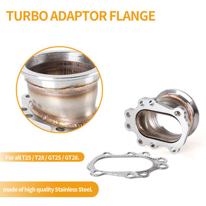 Base de brida de 8 orificios para turbocompresor de 3 pulgadas con junta para tuberías de acero inoxidable T25 T28, pieza de repuesto - Product Image 3