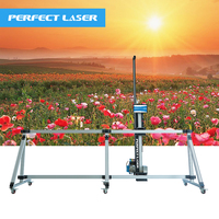 Perfecto láser-vidrio Metal madera papel cerámica 3D arte hormigón Vertical foto hogar pared impresora 3D pared pintura Robot