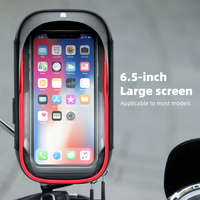 Supporto per Telefono da Bicicletta da Strada, Leggero, Resistente, Impermeabile, Schermo TPU da 6,5 Pollici, Supporto Universale Portatile per Bici