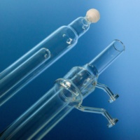 Usine personnalisé Cuarzo silice fondue Quartz verre tête sphérique réacteur à Quartz tubes de condensation cylindriques pour les tests en laboratoire