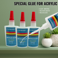 OEM ODM 30ML Colle Acrylique à Séchage Rapide PMMA Adhésif pour ABS Plexiglas PVC Plastique Transparent Étanche Forte Liaison