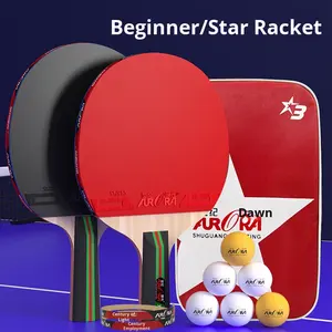 <span class=keywords><strong>Raquette</strong></span> <span class=keywords><strong>de</strong></span> tennis <span class=keywords><strong>de</strong></span> table, <span class=keywords><strong>raquette</strong></span> simple, manche long, horizontale, qualité professionnelle, bois <span class=keywords><strong>de</strong></span> peuplier, 7 couches, durable, portable - Product Image 5