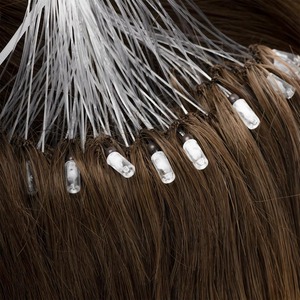Extensions de cheveux brésiliens Micro Loop Double Drawn sans chaleur ni colle, réutilisables, à anneaux ajustables, installation facile et confortable - Product Image 5