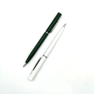 Custom Slim Ballpoint Pen <b>Gift</b> Business Office Students <b>Teachers</b> Wedding <b>Christmas</b> Medium Point Plastic Twist Pen - Product Image 1