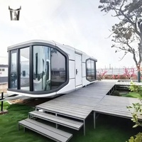 Steel Bull Chine Usine Capsule Cabine Maison Petit Isolé V9 A2 D7 Avec Toit Double Espace Capsule Petites Maisons
