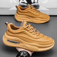 Nouvelles Chaussures de Sport Décontractées Noires à Lacets en Maille pour Hommes, Rehaussantes, Idéales pour l'Été, le Printemps, l'Automne et l'Hiver – Vente en Gros Direct Usine