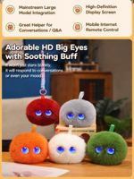 Robot interactif intelligent en peluche, jouet parlant pour enfants, apprentissage des langues, racontage d'histoires, entraînement vocal, utilisation Peluche IA