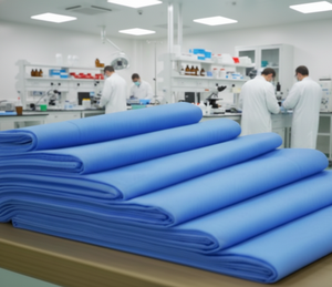 Tissu non tissé SSMS de qualité supérieure offrant une protection équilibrée, une circulation optimale de l'air et une durabilité pour les marchés médical et industriel. - Product Image 2