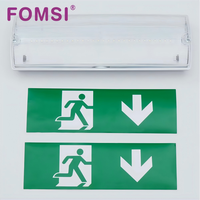FOMSI 3 Stunden Betriebsdauer SMD 3W 127LM LED Notfall-Downlight 3,7V 1500mAh LiFePO4 Akku Einbaumontage Feuer-Notbeleuchtung