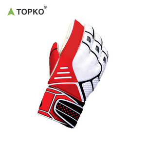 Gants de gardien de but professionnels pour hommes, en PU durable, antidérapants, avec sangle de poignet réglable, respirants et protection des doigts - Product Image 6