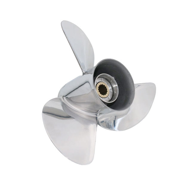 3 Blades Stainless Steel Silver 13" Boat Outboard Propeller for 40-50HP Engine Made in China by Isure