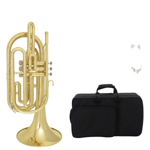 Corno francese da marcia con accordatura B, per prestazioni professionali, finitura laccata <span class=keywords><strong>oro</strong></span>, finitura <span class=keywords><strong>oro</strong></span> elettroforetico, cornetta - Product Image 1