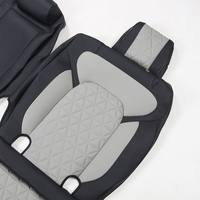 Ensemble complet de housses de siège de voiture en cuir Napa PU et fibre de carbone imperméables, design original, pour Dodge Ram 1500 2005-2025 (5-6 places)