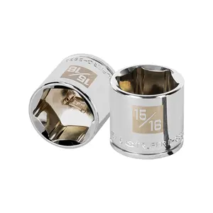 Boîte de 6 douilles à 6 points de 15/16 po, entraînement 3/8 po, TRUPER - Product Image 1