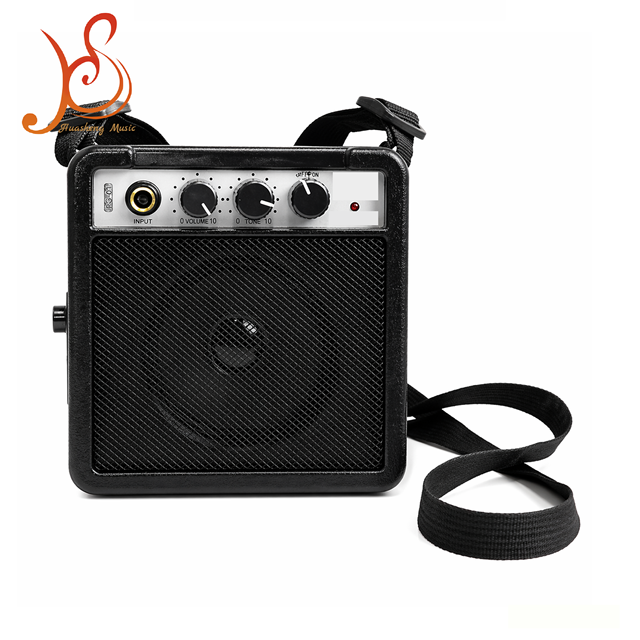 HUASHENG 5W Mini Acoustic Electric Guitar Amplifier Combo Sound Speaker Colorful Musical Instrument Apartment W/ Headphone Input