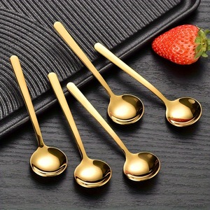 Vente en Gros Petite Cuillère Or Cucharas De Métal Cuillère Espresso 10cm Petite Cuillere - Product Image 2
