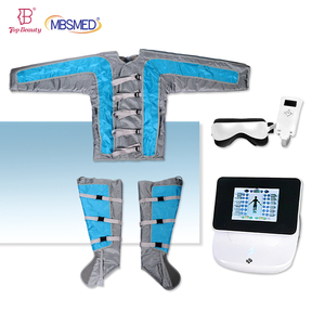 Máquina de presoterapia profesional 3 en 1 con presión de aire, traje de masaje corporal completo con masajeador de ojos para desintoxicación y metabolismo. - Product Image 1
