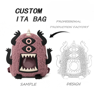 Borsa multiuso con zaino a tracolla a forma di mostro personalizzata in fabbrica borsa da esposizione con Pin Kawaii per Cosplay - Product Image 1