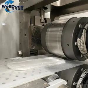 Máquina automática de servilletas sanitarias Welldone con servoconducción completa y máquina expendedora de panty liner